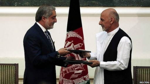 استمر النزاع بين غاني وعبد الله لأشهر حتى اتفقا على تقاسم السلطة في أفغانستان